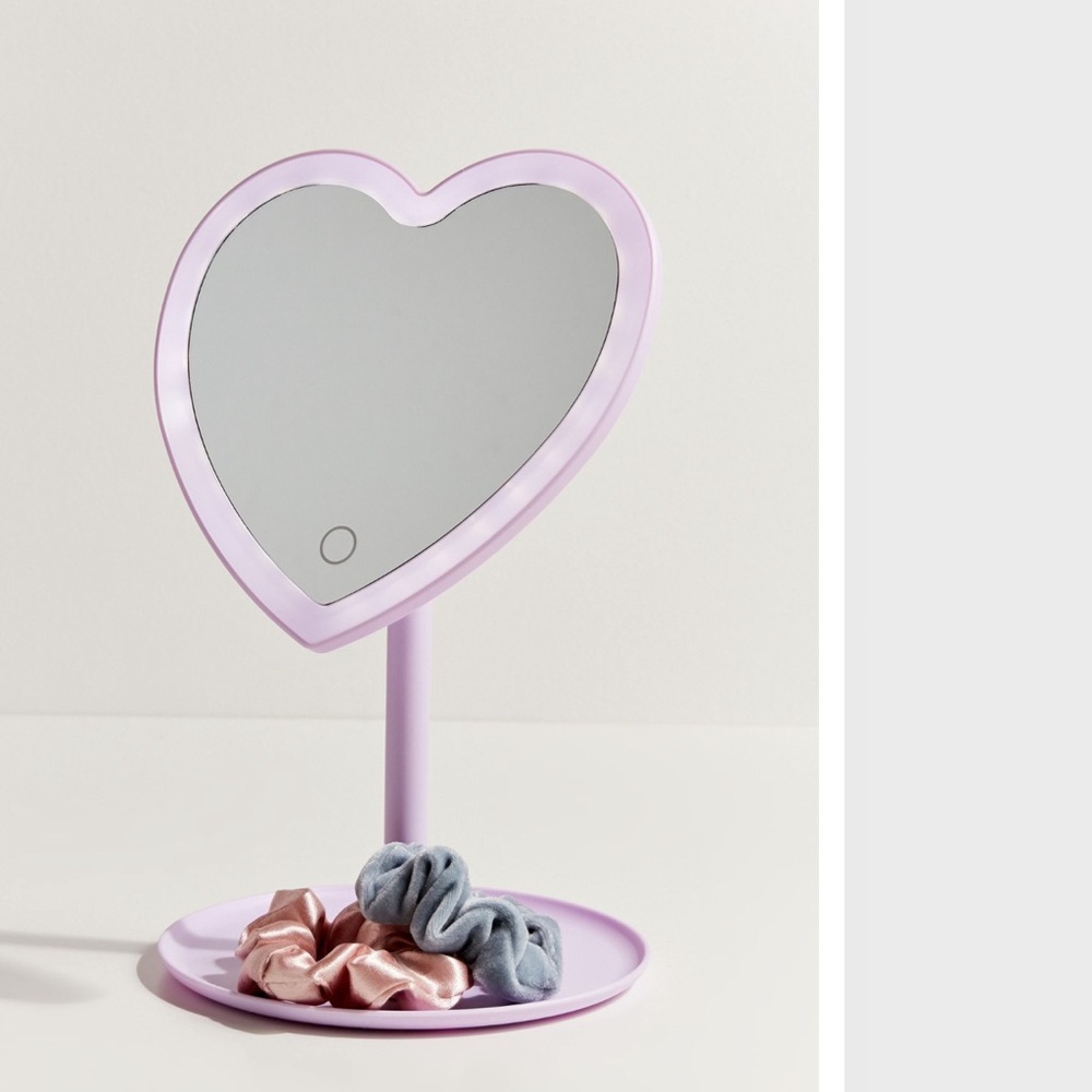 Urban outfitter purple light up vanity mirror